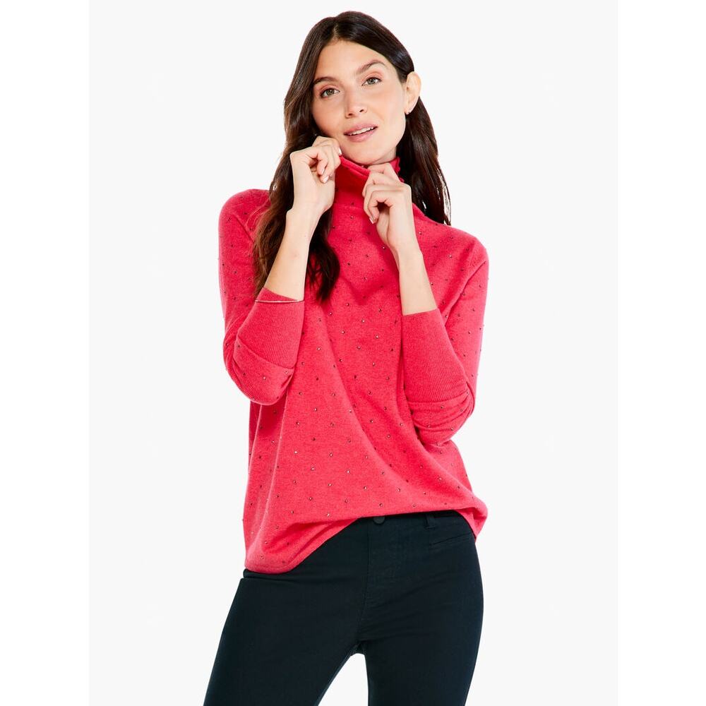 Nic+Zoe Twinkle Turtleneck Sweater‎ Size XS